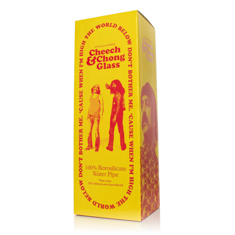 Cheech & Chong® Glass | 10" Pop Art Beaker Base Water Pipe [CC155]