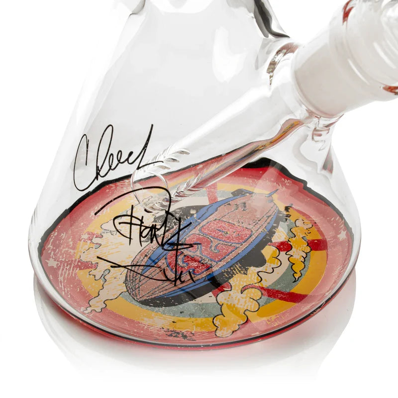 Cheech & Chong® Glass | 15" 7mm Thick 420 Mind Meld Water Pipe [CC167]